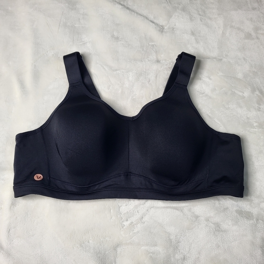 44B Livi High Impact Sports Bra with Underwire. Black